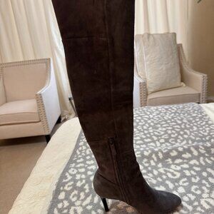 Cole Haan Gray Suede Over the Knee Boots